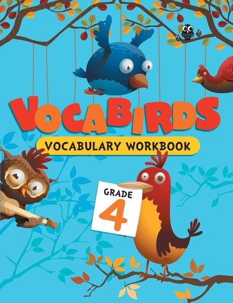 Vocabirds Vocabulary Workbook Grade-4 by Om Books International