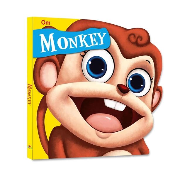 Monkey : Cutout Board Book by Om Books Editorial Team