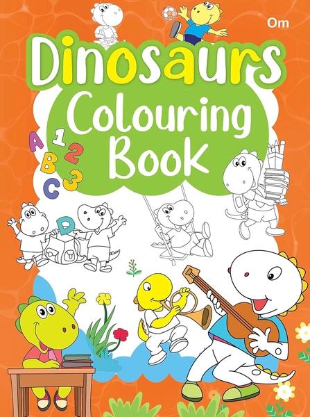 Dinosaurs Colouring book by Om Books International