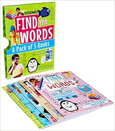 Solimo Find the Words (A set of 5 Books) by Dreamland Publication