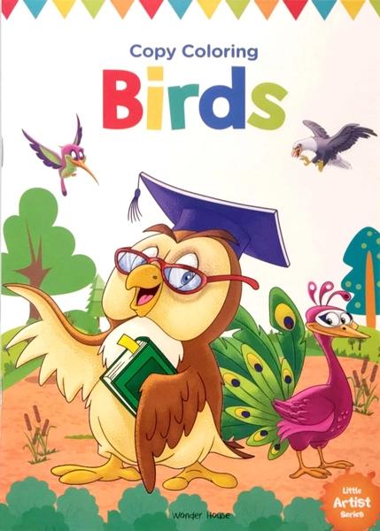 Little Artist Series Birds: Copy Colour Books by Wonder House