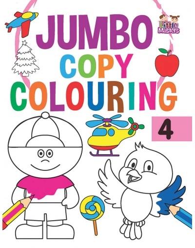 Jumbo copy colouring 4 by Little Masters