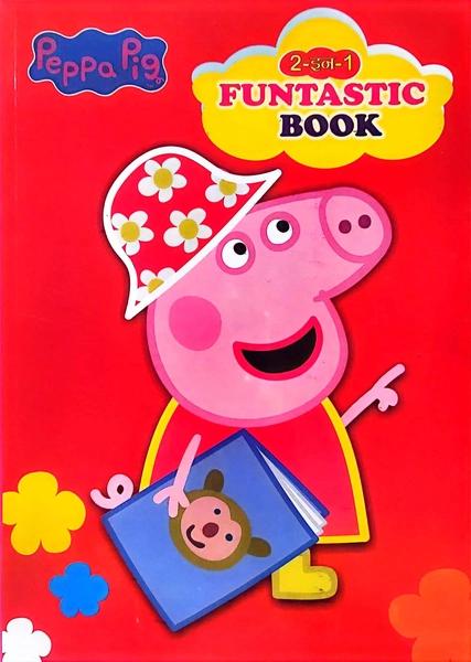 Peppa pig 2 in 1 Funtastic Book by Dream Kids Words