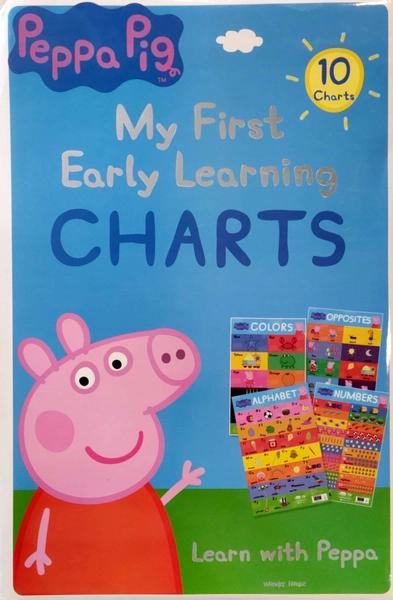 Peppa Pig - My First Early Learning Charts : Learning With Peppa by Wonder House