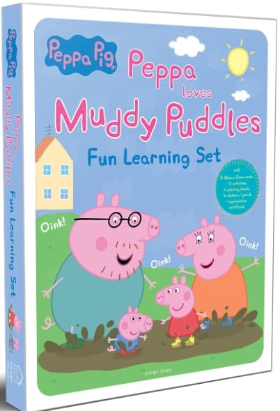 Peppa Pig - Peppa Loves Muddy Puddles by Wonder House