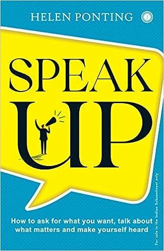 Speak Up by Helen Ponting