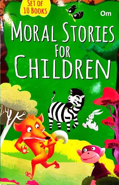 Moral Stories for Children -Set of 10 Illustrated Story Books by Om Books International