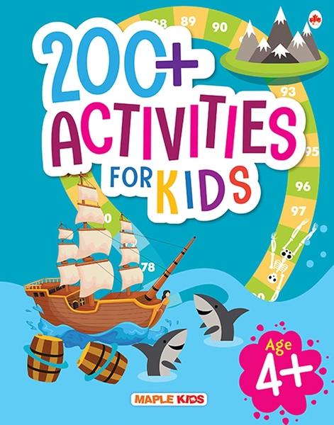 Brain Activity Book for Kids - 200+ Activities for Age 4+ by Maple Press