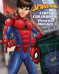 Marvel Spider-Man Copy Colouring Power Heroes by Parragon
