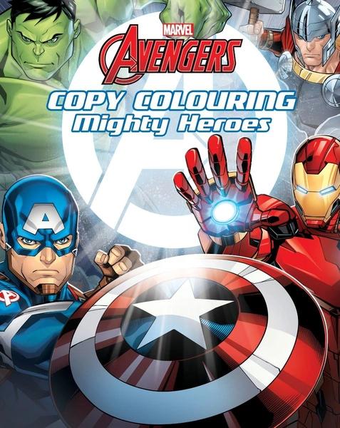 Marvel Avengers: Copy Colouring Mighty Heroes by Parragon