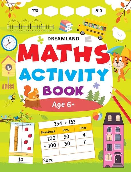 Maths Activity Book Age 6+ by Dreamland Publications