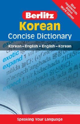 Korean Concise Dictionary by Berlitz