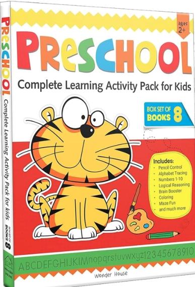 Preschool Complete Learning Activity Pack For Kids by Wonder House Books