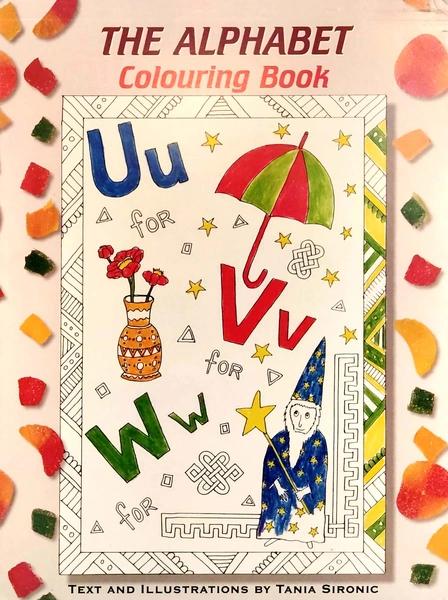 the alphabet colouring book by Suman Maharjan