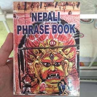 Nepali Phrase Book by R. Manandhar