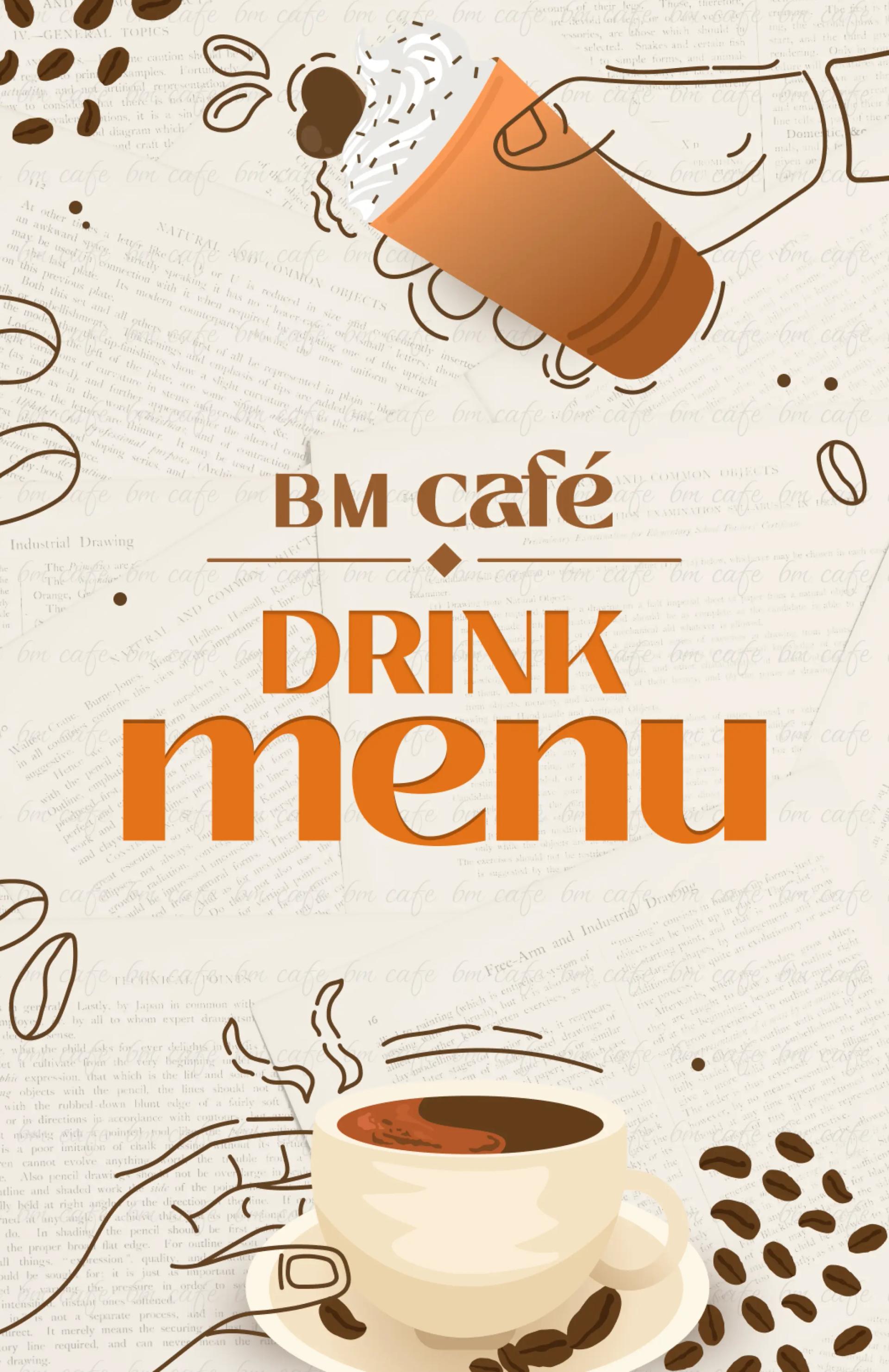 BM Cafe Menu